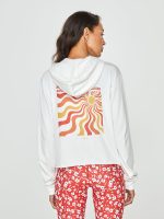 Feel Good Crop Hoodie - Stone - Image 4