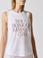 Namaste Active Muscle Tank - White - Image 5