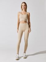 Athena Heather Seamless Longline Top - Heather Biscotti - Image 4