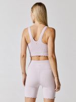 Amor Heather Crop Tank - Heather Wisteria - Image 3