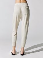 Reena 7/8 Fleece Sweatpant - Heather Oat - Image 4