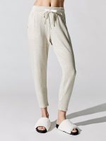 Reena 7/8 Fleece Sweatpant - Heather Oat - Image 5