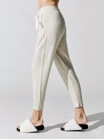 Reena 7/8 Fleece Sweatpant - Heather Oat