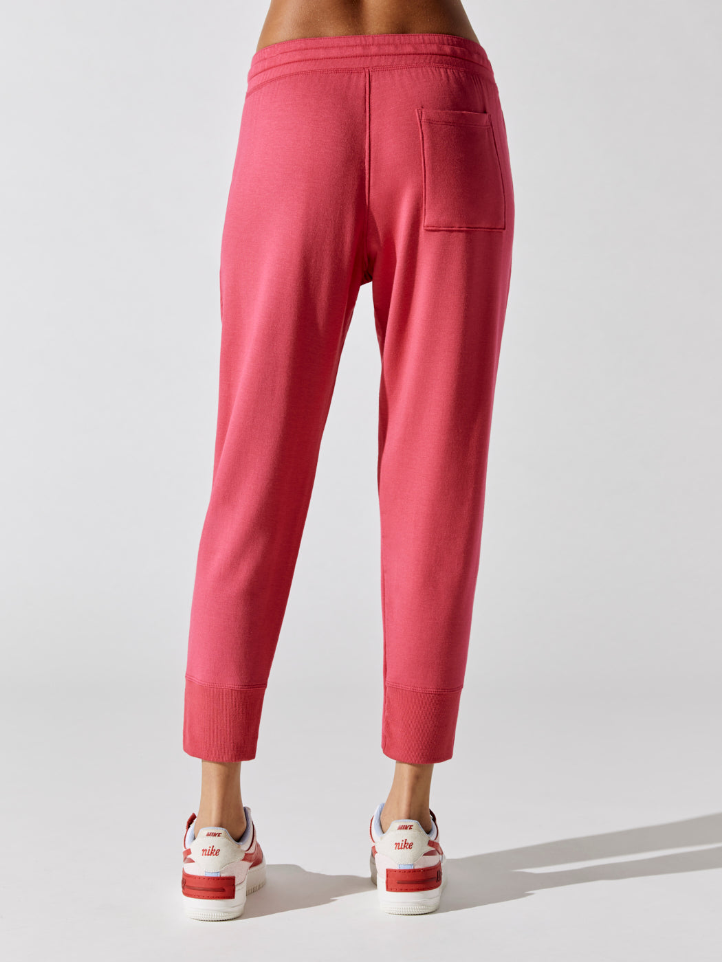 Reena 7/8 Fleece Sweatpant - Lychee - Image 4