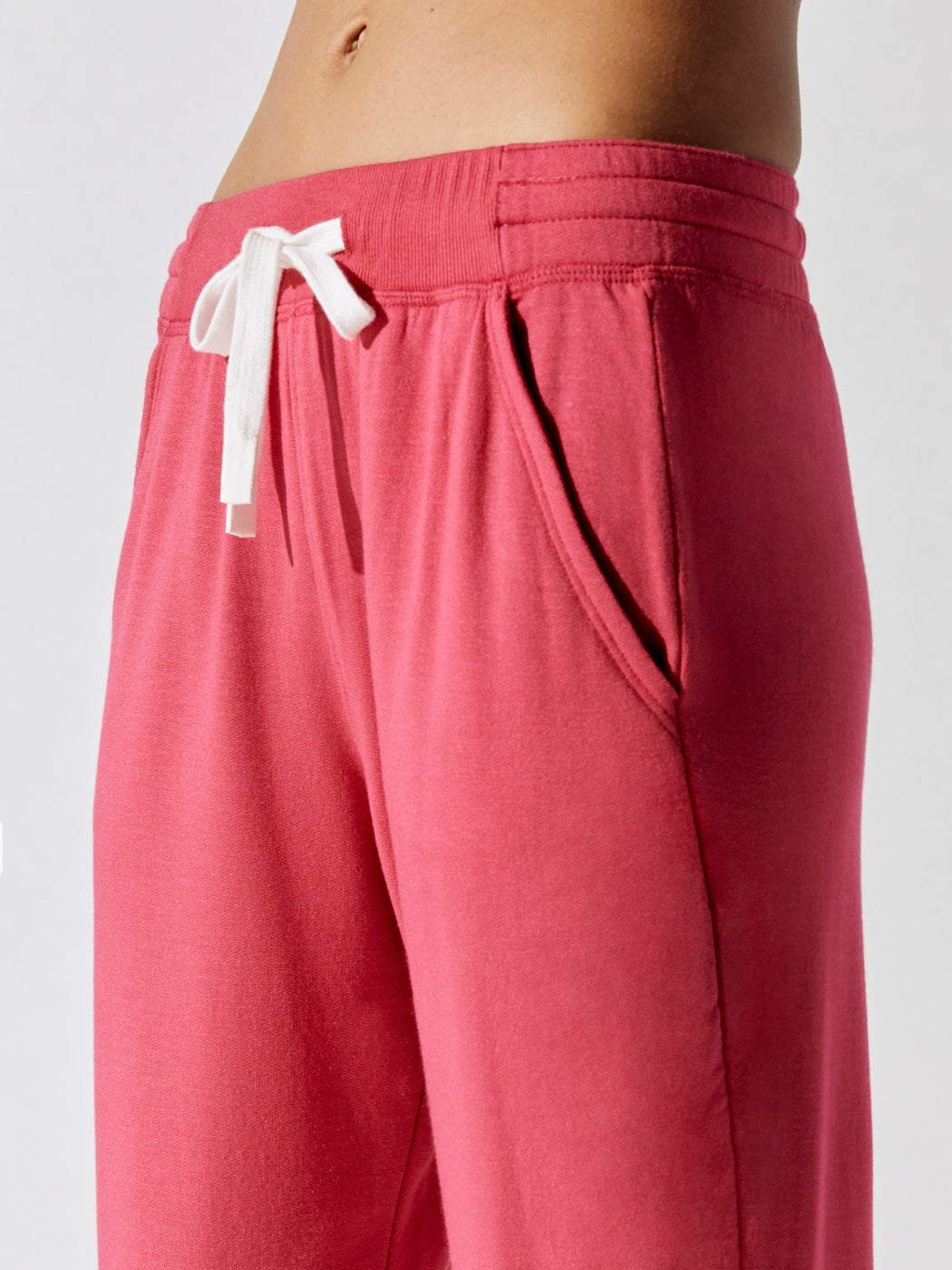 Reena 7/8 Fleece Sweatpant - Lychee - Image 5
