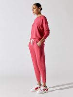 Reena 7/8 Fleece Sweatpant - Lychee - Image 6