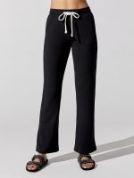 Raven Fleece Full Length Sweatpant - Black