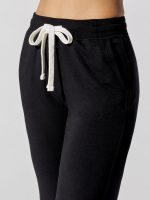 Raven Fleece Full Length Sweatpant - Black - Image 5