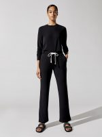 Raven Fleece Full Length Sweatpant - Black - Image 6