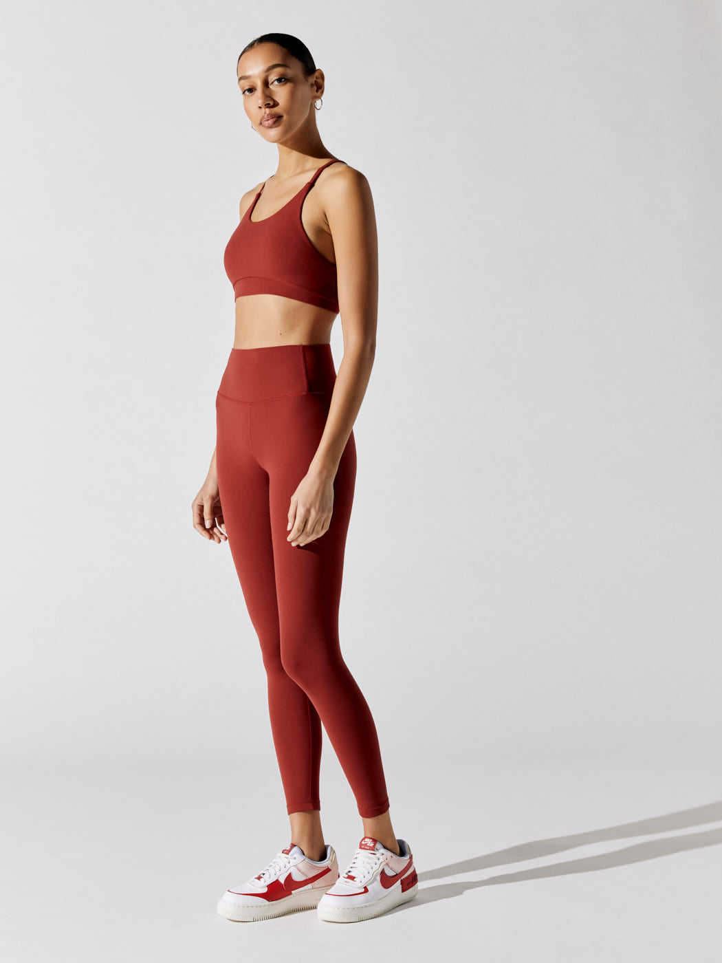 Airweight High Waist 7/8 Legging - Rust - Image 6