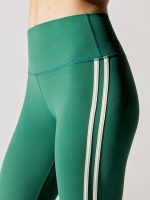 Ella High Waist Airweight 7/8 Legging - Arugula-Vintage White - Image 6