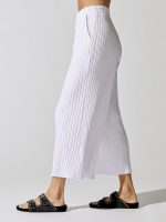 12 x 12 Siro Rib Palazzo Trouser - White - Image 3