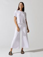 12 x 12 Siro Rib Palazzo Trouser - White - Image 6