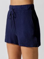 Gauze Short - New Navy - Image 4