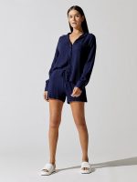 Gauze Short - New Navy - Image 3