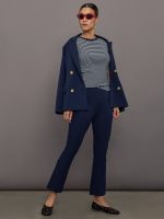 Stripe Ringer Tee - Cloud / Navy Stripe - Image 3