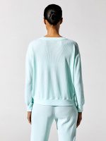 Thermal Henley Sweatshirt - Mist - Image 6