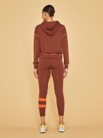 Stripes Yoga Pant - Rust - Image 5