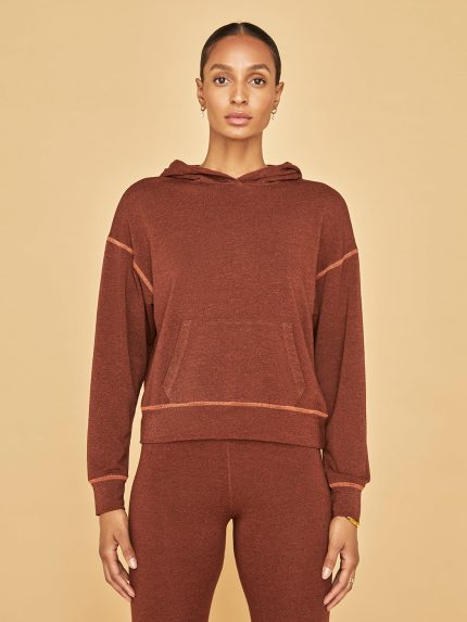 Pocket Hoodie - Rust