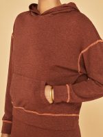 Pocket Hoodie - Rust - Image 5