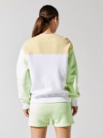 Colorblock Sweatshirt - Highlight/Yellow Flame - Image 3