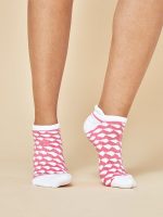 Workout Trainer Socks 3 Pack - Peony Pink - Image 8