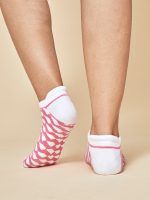 Workout Trainer Socks 3 Pack - Peony Pink - Image 3