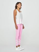 Move Split Back Yoga Vest Top - Lily White - Image 5