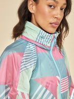 Pack Away Jacket - Pink Block Print - Image 8