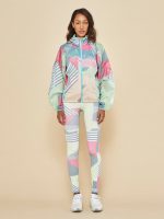 Pack Away Jacket - Pink Block Print - Image 5