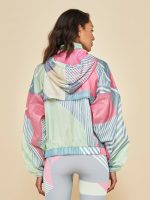 Pack Away Jacket - Pink Block Print - Image 4