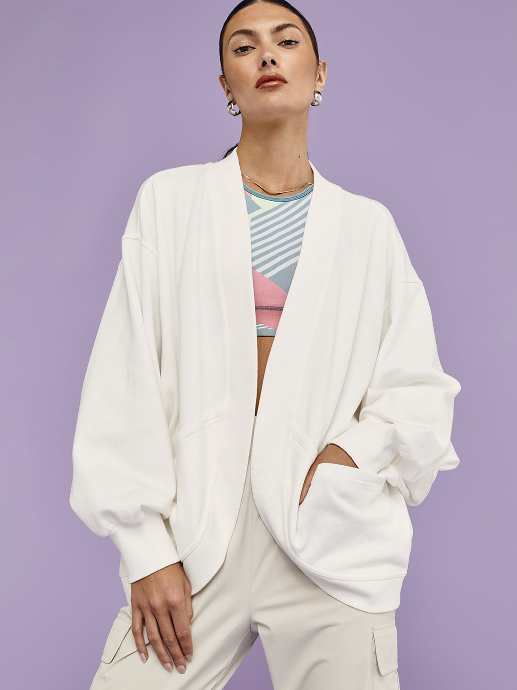 Cora Cardigan - Lily White - Image 7