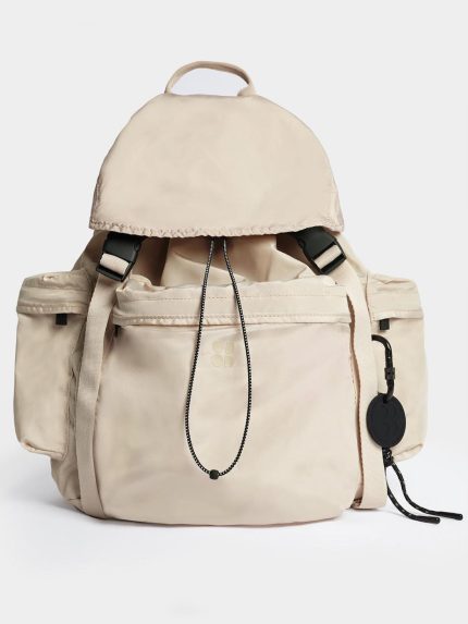 Nylon Rucksack - Dove Beige