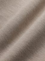V Neck Knit Vest in Interlock - Taupe Heather - Image 10
