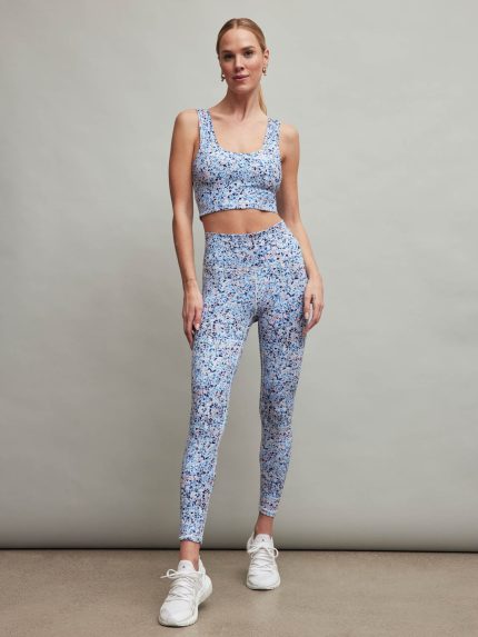 Terrazzo TLC Crop Top - BLUE/MULTI