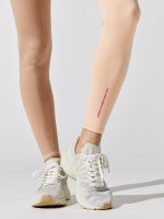 Apricot Colorblock TLC Super-High Band Legging - Two Tone Apricot - Image 4