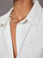 Echo Pearly Shirt - White - Image 6