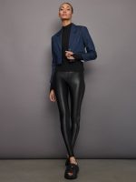 Demeter Cropped Denim Blazer - Denim - Image 6