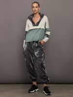 Athena Colorblock Track Jacket - Black Combo - Image 3