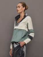 Athena Colorblock Track Jacket - Black Combo - Image 4