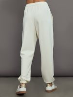 Cleo Cupro Track Pant - Ivory - Image 8