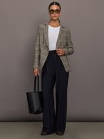 Eudora Split Sleeve Sequined POW Jacket - Koffee Bean - Image 3
