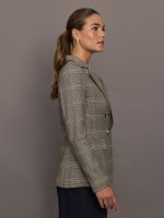 Eudora Split Sleeve Sequined POW Jacket - Koffee Bean - Image 4