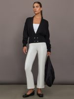 Nomia Ribbed Waist Cardigan - Black - Image 3