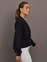 Nomia Ribbed Waist Cardigan - Black - Image 4