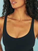 Peached Tess Top - Black - Image 4