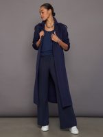 Voss Coat - Navy - Image 4