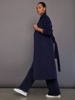 Voss Coat - Navy - Image 5