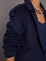 Voss Coat - Navy - Image 7