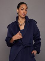 Voss Coat - Navy - Image 3